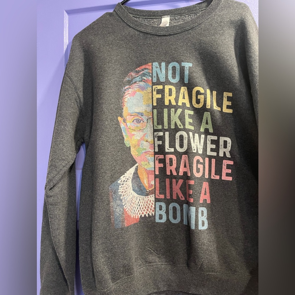 Ruth Bader Ginsburg Sweatshirt | Size Medium